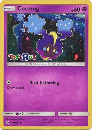 Cosmog (64/149) (Toys R Us Promo) [Sun & Moon: Base Set] | Cracking-Singles