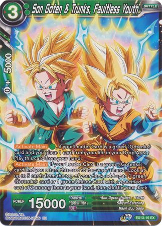 Son Goten & Trunks, Faultless Youth [EX13-15] | Cracking-Singles