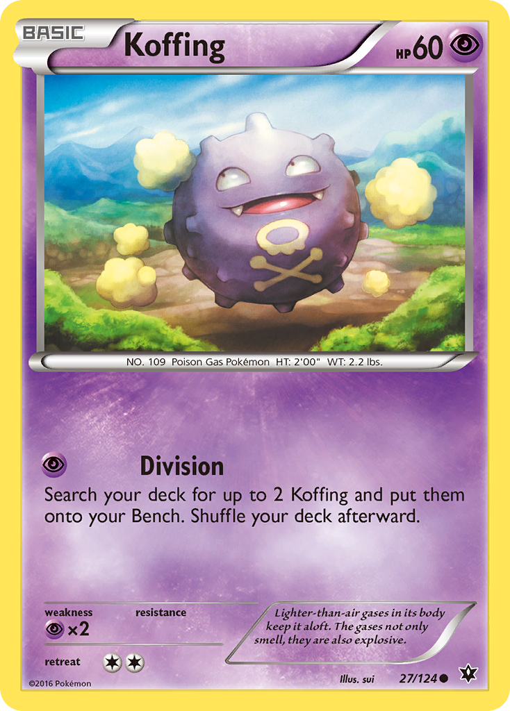 Koffing (27/124) [XY: Fates Collide] | Cracking-Singles