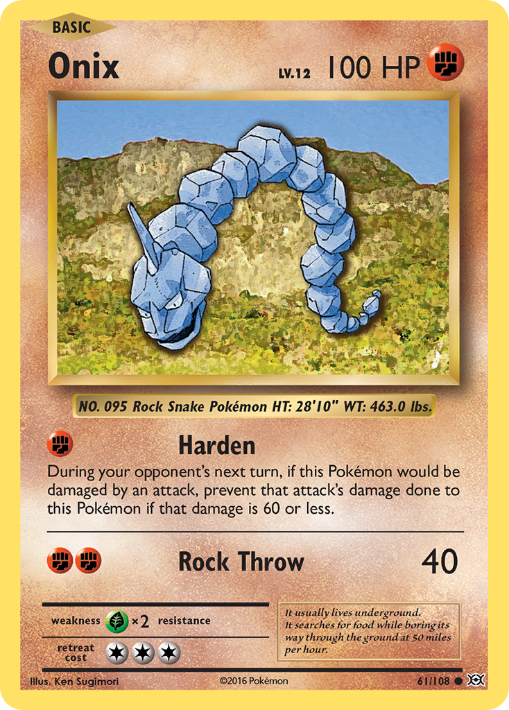 Onix (61/108) [XY: Evolutions] | Cracking-Singles