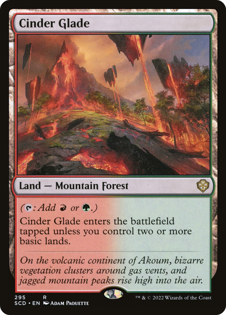 Cinder Glade [Starter Commander Decks] | Cracking-Singles