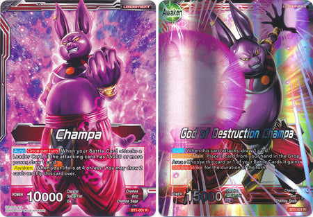 Champa // God of Destruction Champa [BT1-001] | Cracking-Singles