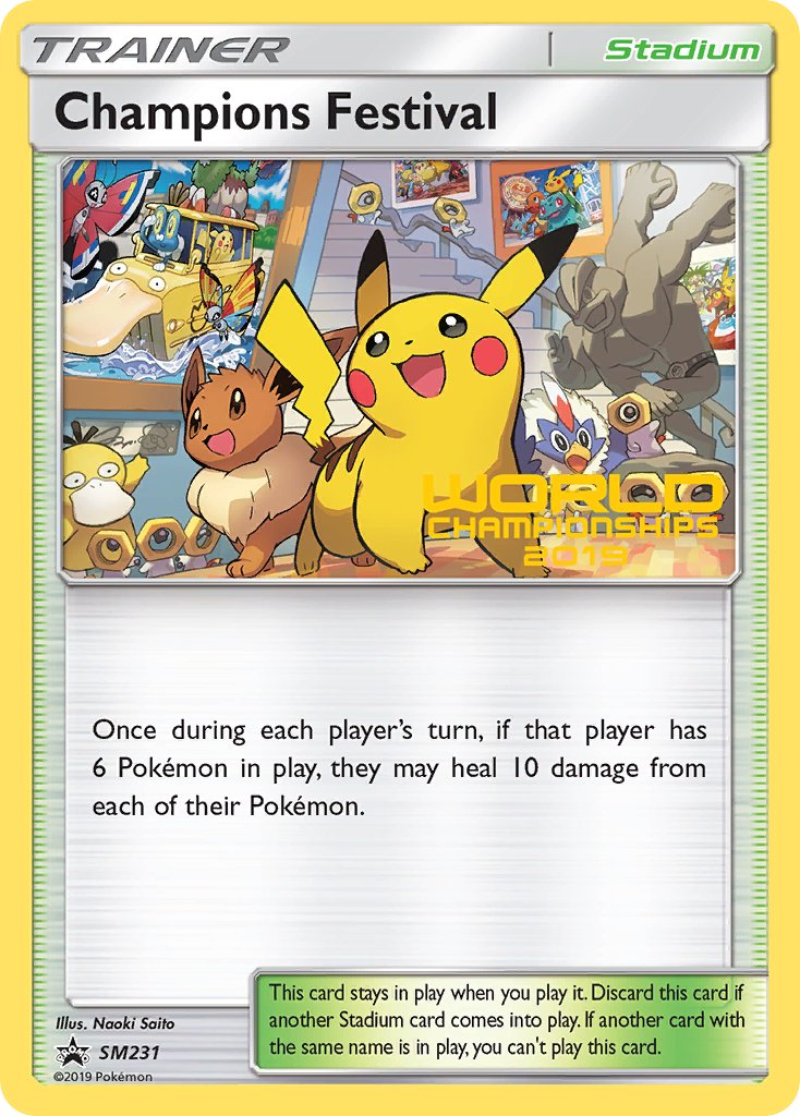 Champions Festival (SM231) (2019) [Sun & Moon: Black Star Promos] | Cracking-Singles