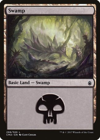 Swamp (298) [Commander Anthology] | Cracking-Singles