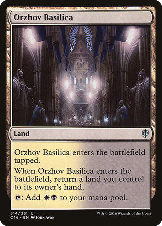 Orzhov Basilica [Commander 2016] | Cracking-Singles