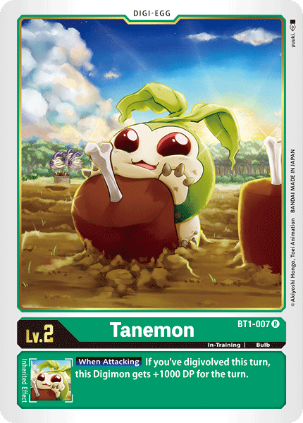 Tanemon [BT1-007] [Release Special Booster Ver.1.0] | Cracking-Singles