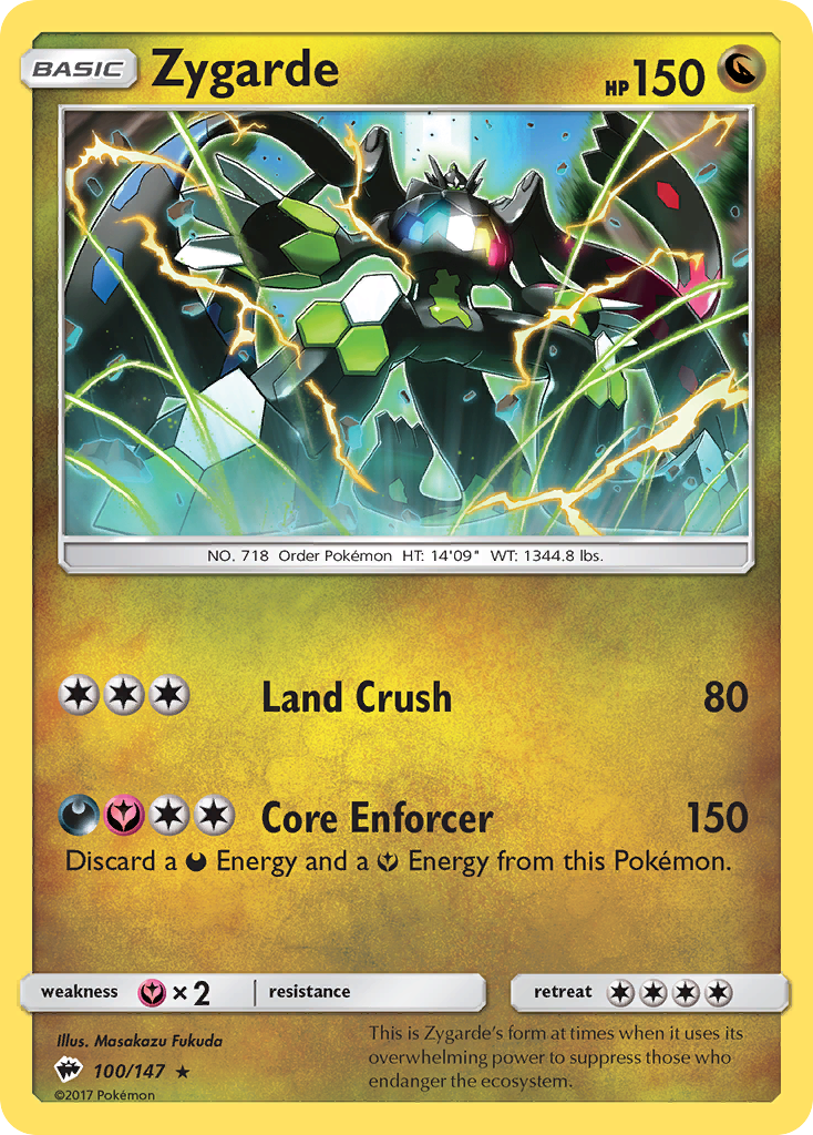 Zygarde (100/147) [Sun & Moon: Burning Shadows] | Cracking-Singles