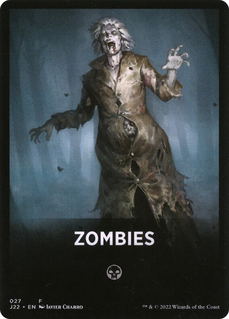 Zombies Theme Card [Jumpstart 2022 Front Cards] | Cracking-Singles