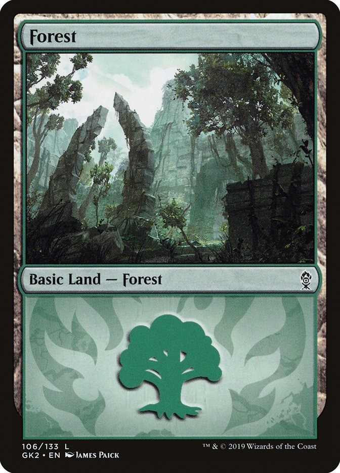 Forest (106) [Ravnica Allegiance Guild Kit] | Cracking-Singles