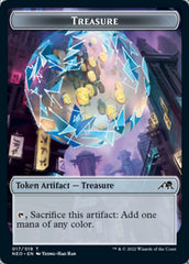 Plant // Treasure Double-sided Token [Kamigawa: Neon Dynasty Commander Tokens] | Cracking-Singles