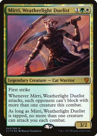 Mirri, Weatherlight Duelist [Commander 2017] | Cracking-Singles