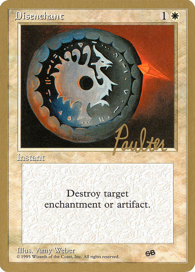 Disenchant (Preston Poulter) (SB) [Pro Tour Collector Set] | Cracking-Singles