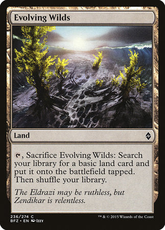 Evolving Wilds [Battle for Zendikar] | Cracking-Singles