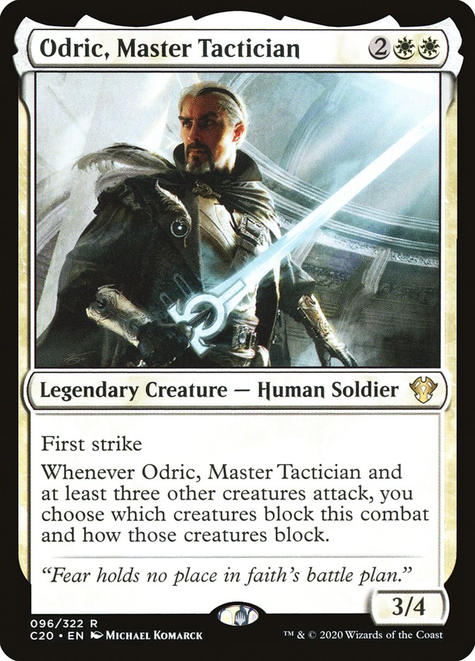 Odric, Master Tactician [Commander 2020] | Cracking-Singles