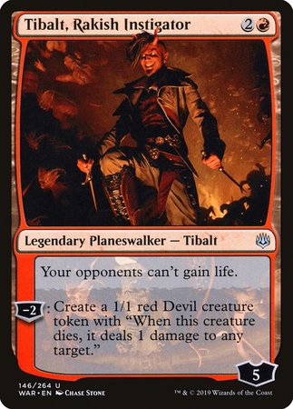 Tibalt, Rakish Instigator [War of the Spark] | Cracking-Singles