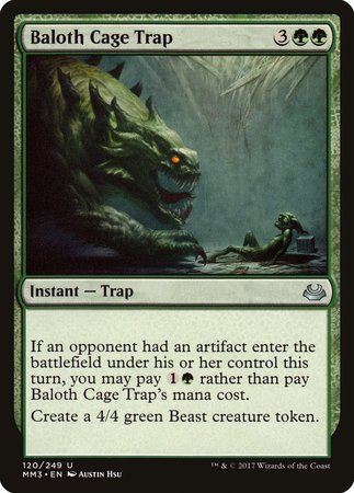 Baloth Cage Trap [Modern Masters 2017] | Cracking-Singles