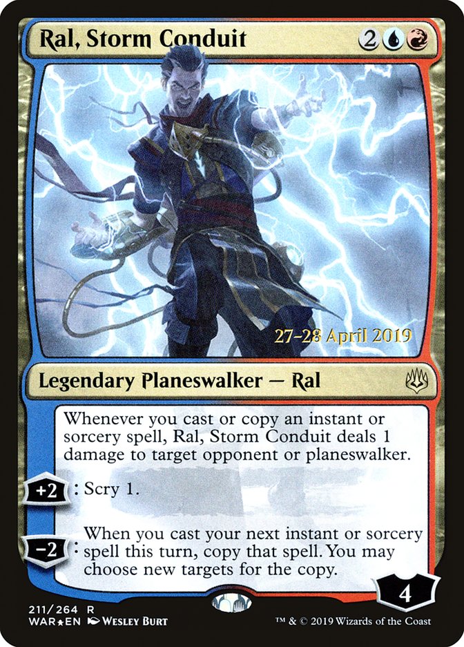 Ral, Storm Conduit  [War of the Spark Prerelease Promos] | Cracking-Singles