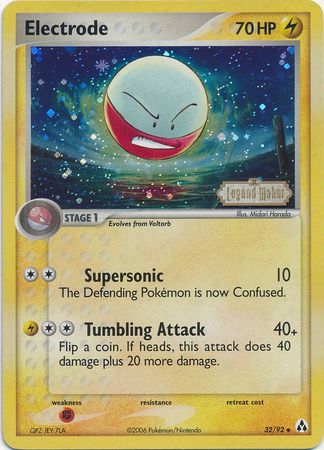 Electrode (32/92) (Stamped) [EX: Legend Maker] | Cracking-Singles