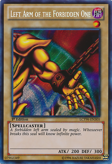 Left Arm of the Forbidden One [LCYW-EN305] Secret Rare | Cracking-Singles