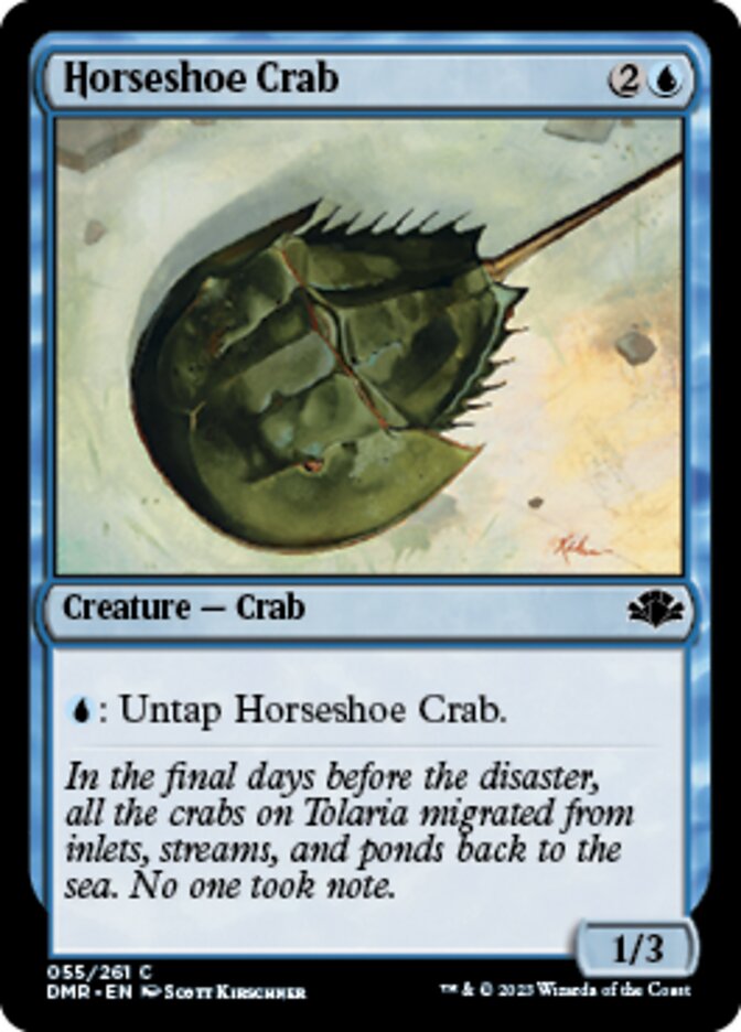 Horseshoe Crab [Dominaria Remastered] | Cracking-Singles