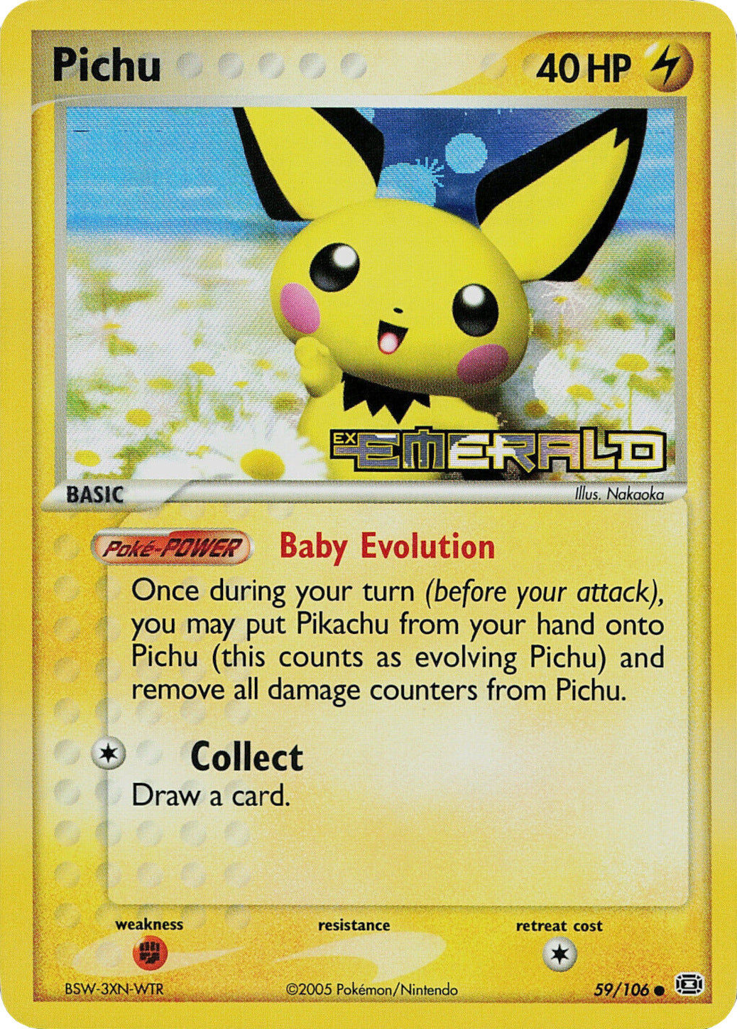 Pichu (59/106) (Stamped) [EX: Emerald] | Cracking-Singles