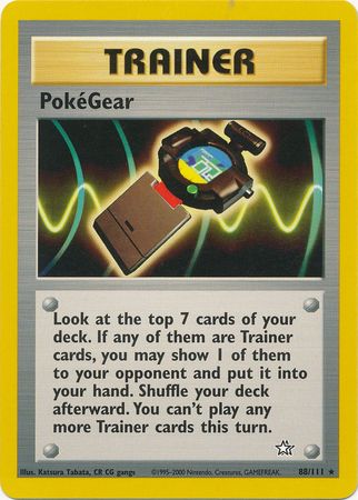 PokeGear (88/111) [Neo Genesis Unlimited] | Cracking-Singles