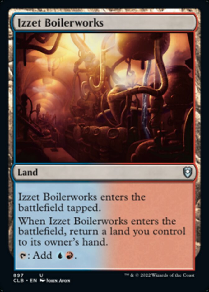 Izzet Boilerworks [Commander Legends: Battle for Baldur's Gate] | Cracking-Singles