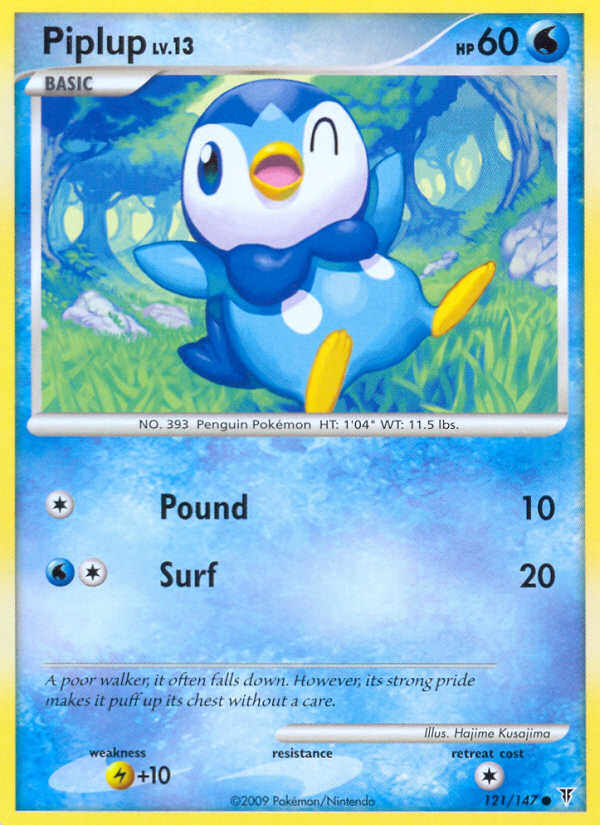 Piplup (121/147) [Platinum: Supreme Victors] | Cracking-Singles