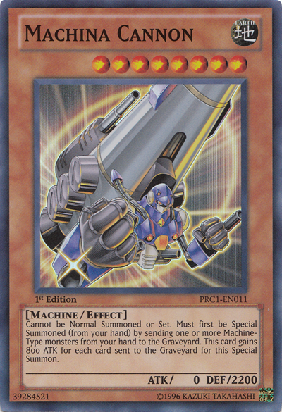 Machina Cannon [PRC1-EN011] Super Rare | Cracking-Singles