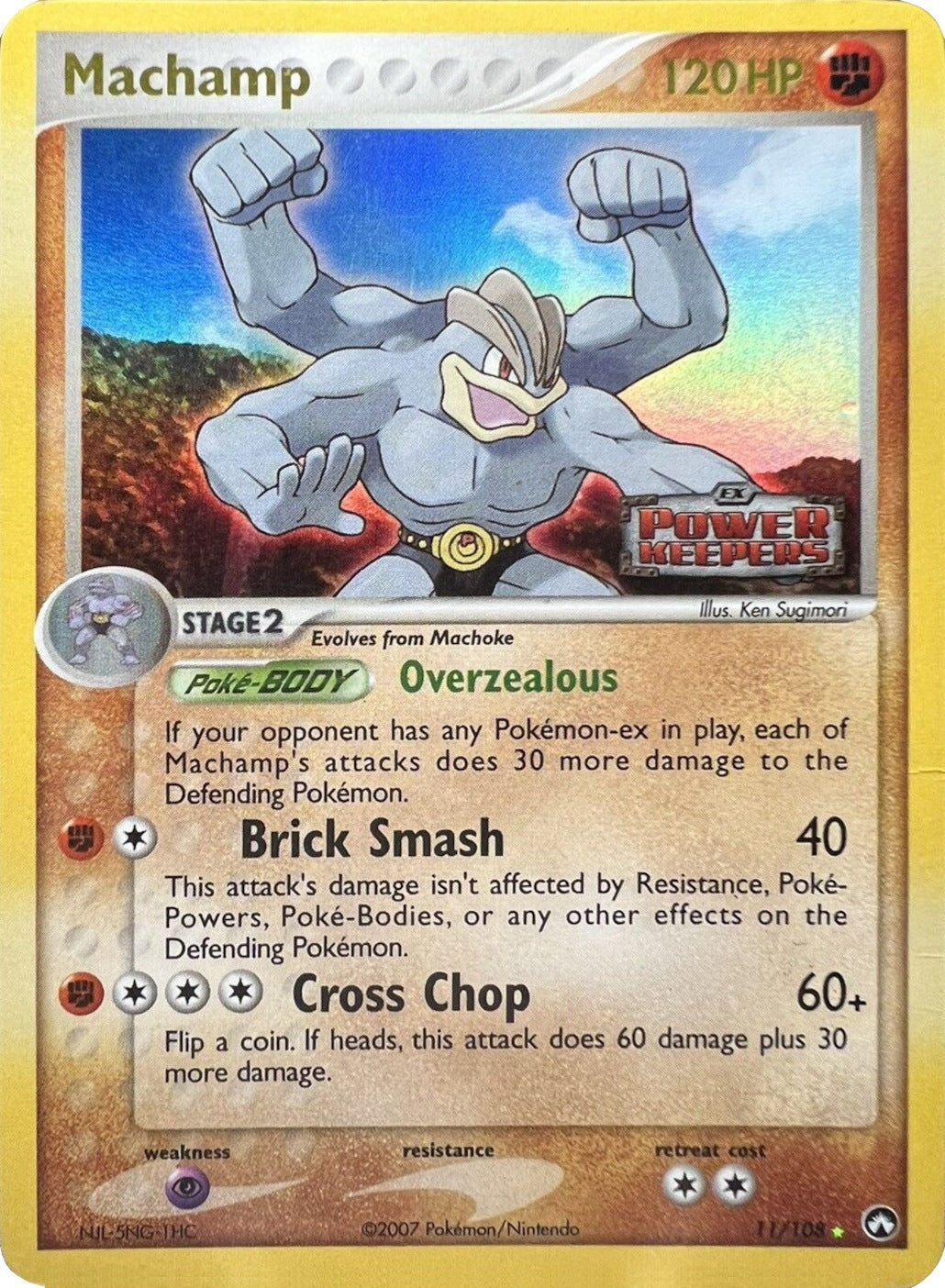 Machamp (11/108) (Stamped) [EX: Power Keepers] | Cracking-Singles