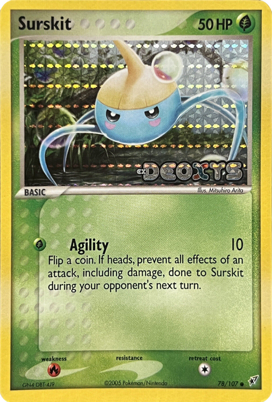 Surskit (78/107) (Stamped) [EX: Deoxys] | Cracking-Singles