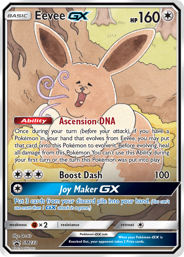 Eevee GX (SM233) [Sun & Moon: Black Star Promos] | Cracking-Singles