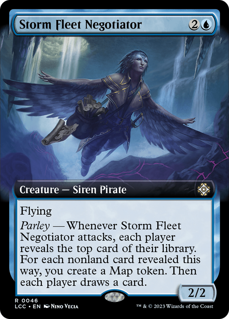 Storm Fleet Negotiator (Extended Art) [The Lost Caverns of Ixalan Commander] | Cracking-Singles