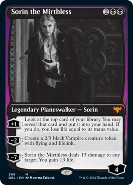 Sorin the Mirthless [Innistrad: Double Feature] | Cracking-Singles