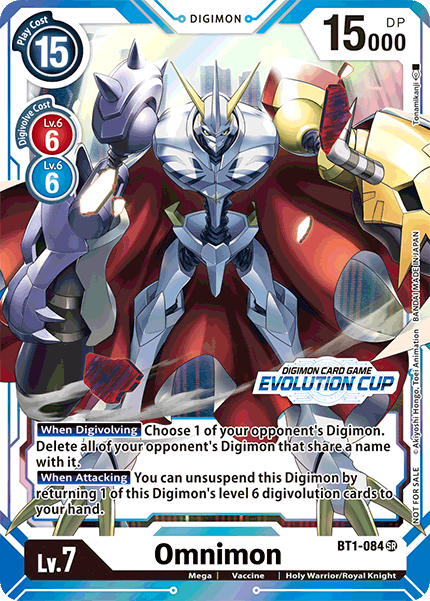 Omnimon [BT1-084] (Evolution Cup) [Release Special Booster Ver.1.0 Promos] | Cracking-Singles