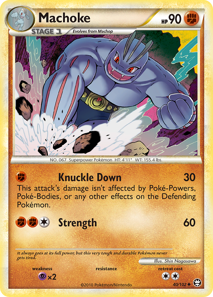 Machoke (40/102) [HeartGold & SoulSilver: Triumphant] | Cracking-Singles