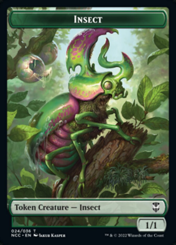 Ogre // Insect Double-sided Token [Streets of New Capenna Commander Tokens] | Cracking-Singles