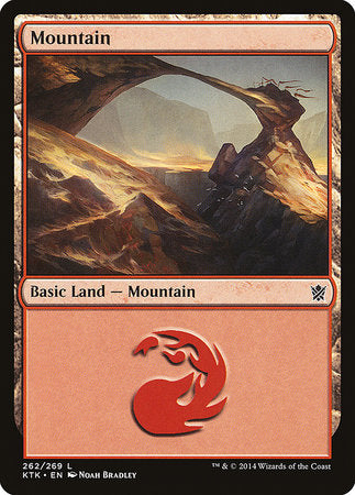 Mountain (262) [Khans of Tarkir] | Cracking-Singles