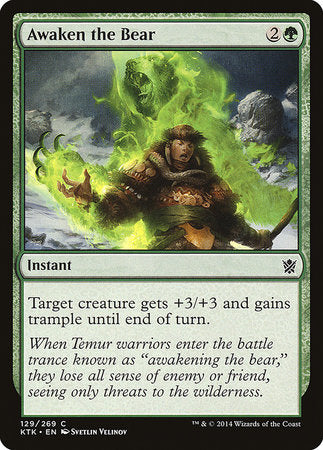 Awaken the Bear [Khans of Tarkir] | Cracking-Singles