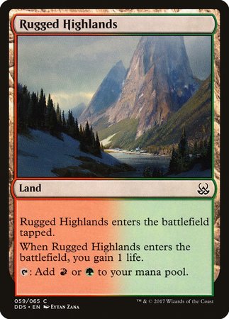 Rugged Highlands [Duel Decks: Mind vs. Might] | Cracking-Singles