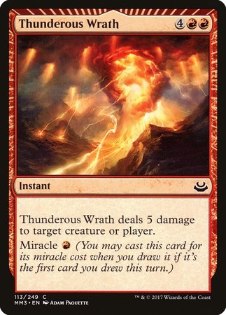 Thunderous Wrath [Modern Masters 2017] | Cracking-Singles