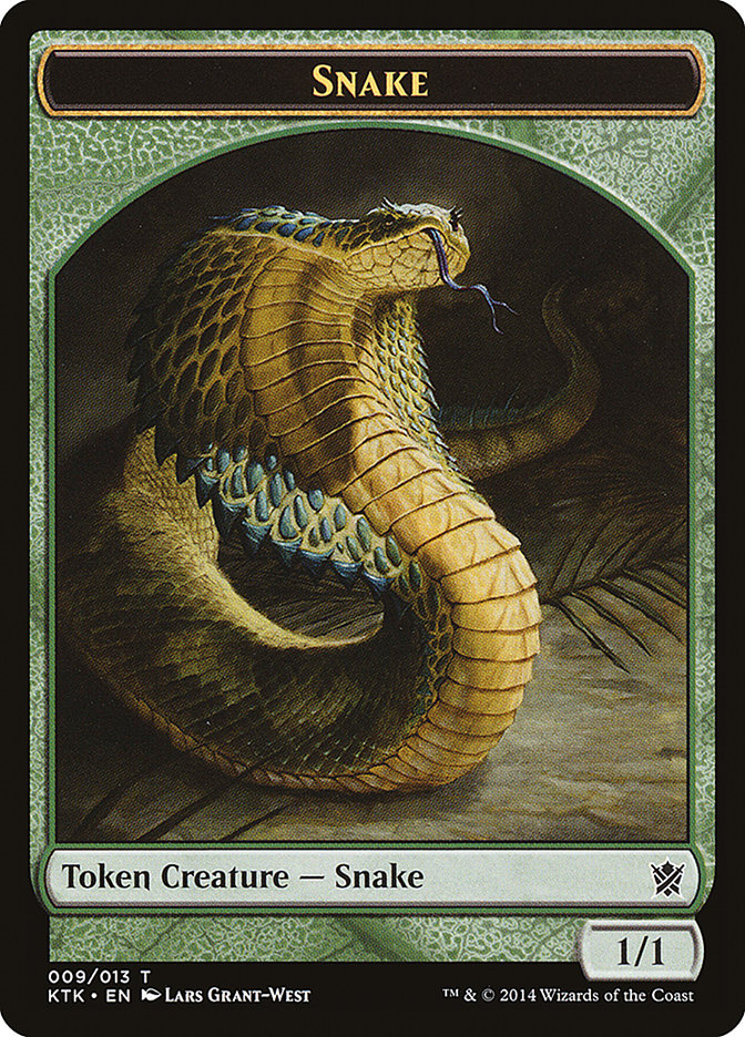 Snake [Khans of Tarkir Tokens] | Cracking-Singles