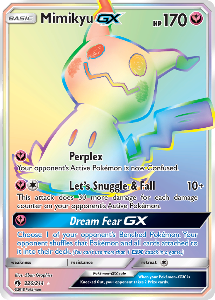 Mimikyu GX (226/214) [Sun & Moon: Lost Thunder] | Cracking-Singles