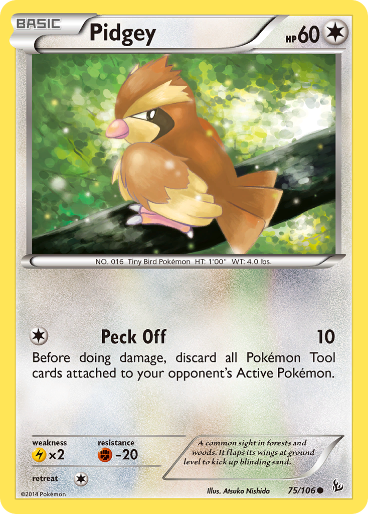 Pidgey (75/106) [XY: Flashfire] | Cracking-Singles