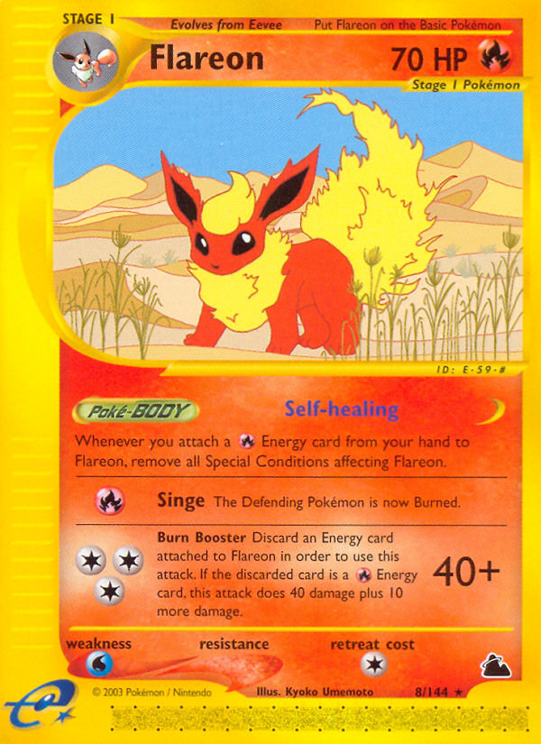 Flareon (8/144) [Skyridge] | Cracking-Singles