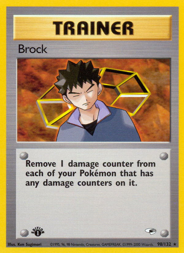 Brock (98/132) [Gym Heroes 1st Edition] | Cracking-Singles