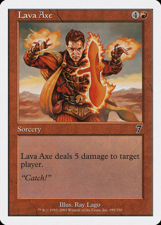 Lava Axe [Seventh Edition] | Cracking-Singles