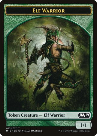 Elf Warrior Token [Core Set 2019 Tokens] | Cracking-Singles