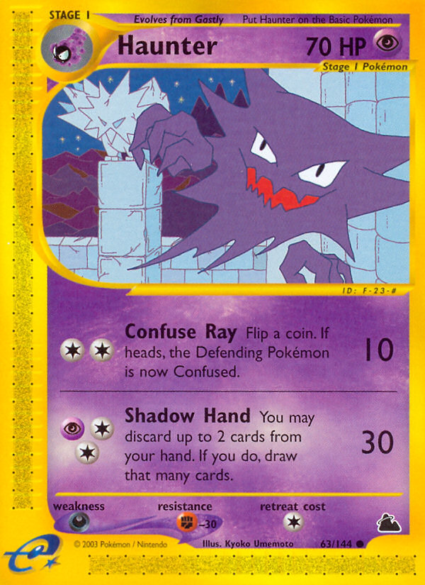 Haunter (63/144) [Skyridge] | Cracking-Singles