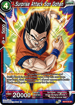 Surprise Attack Son Gohan (Starter Deck - Pride of the Saiyans) (SD15-04) [Cross Spirits] | Cracking-Singles